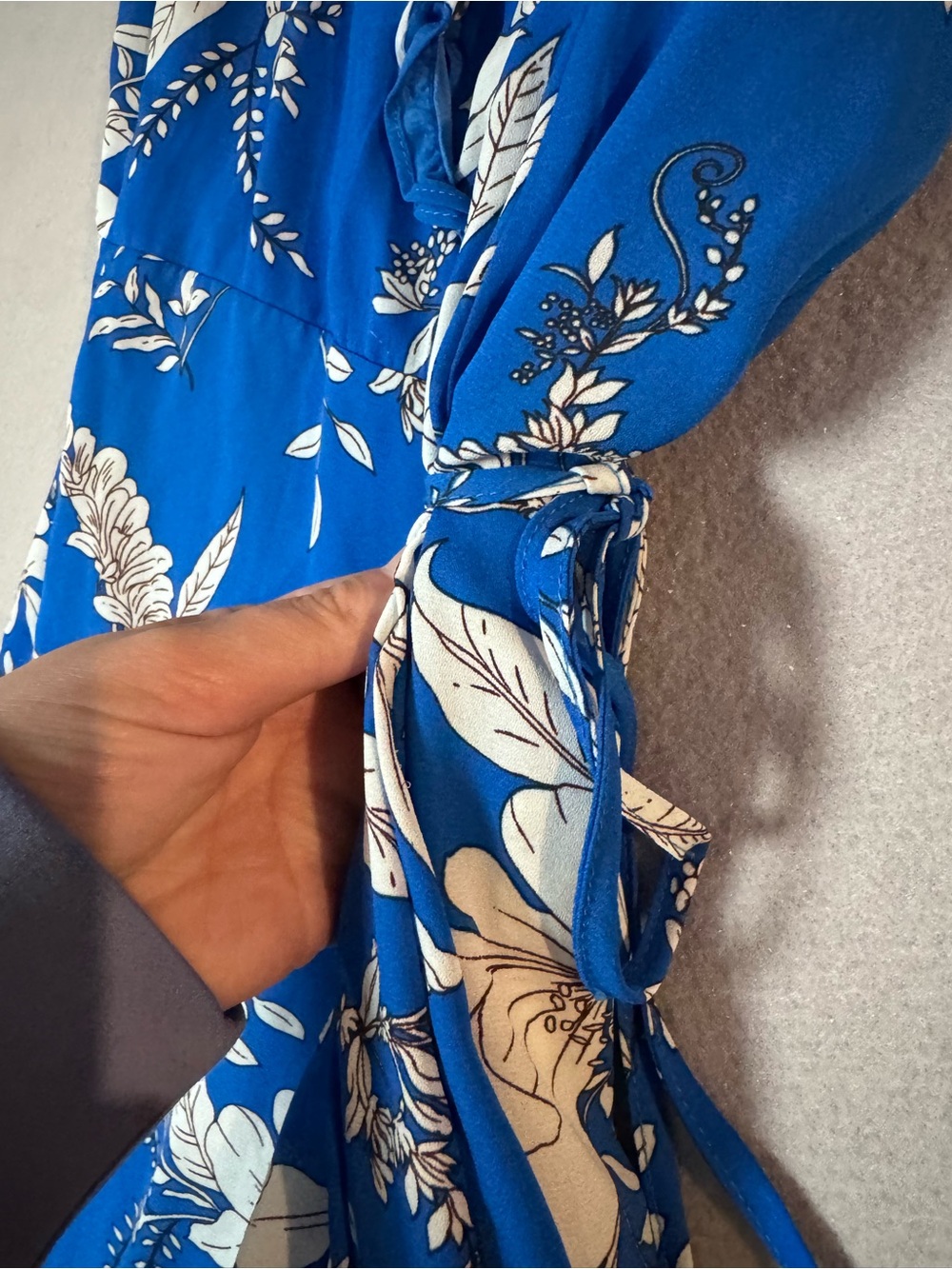 If By Sea-Anthro Brand Floral High-Low Maxi Dress Size Small - Picture 4 of 10